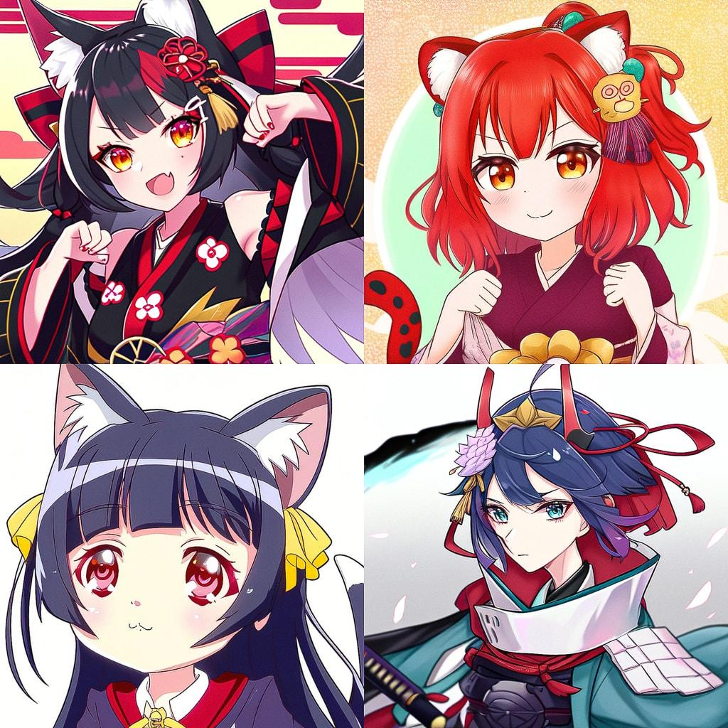 Kodomomuke anime style style, Midjourney Niji 4, render 1 of 4