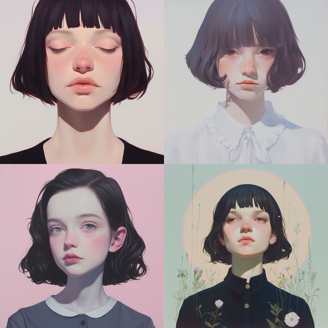 Kris Knight style, Midjourney Niji 6, render 1 of 4