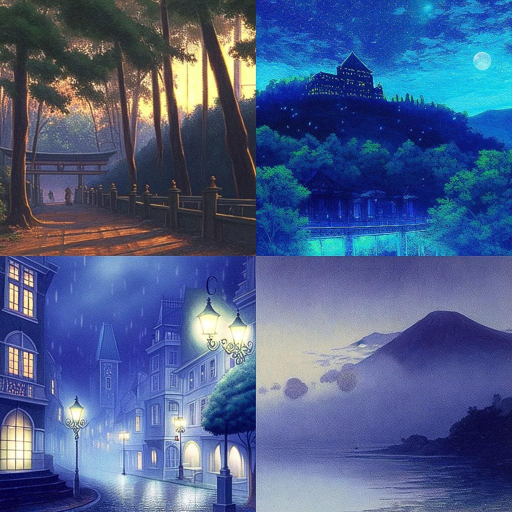 L. Birge Harrison style, Midjourney Niji 4, render 1 of 4