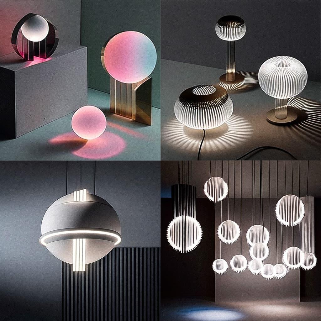 Lee Broom style, Midjourney Niji 4, render 1 of 4