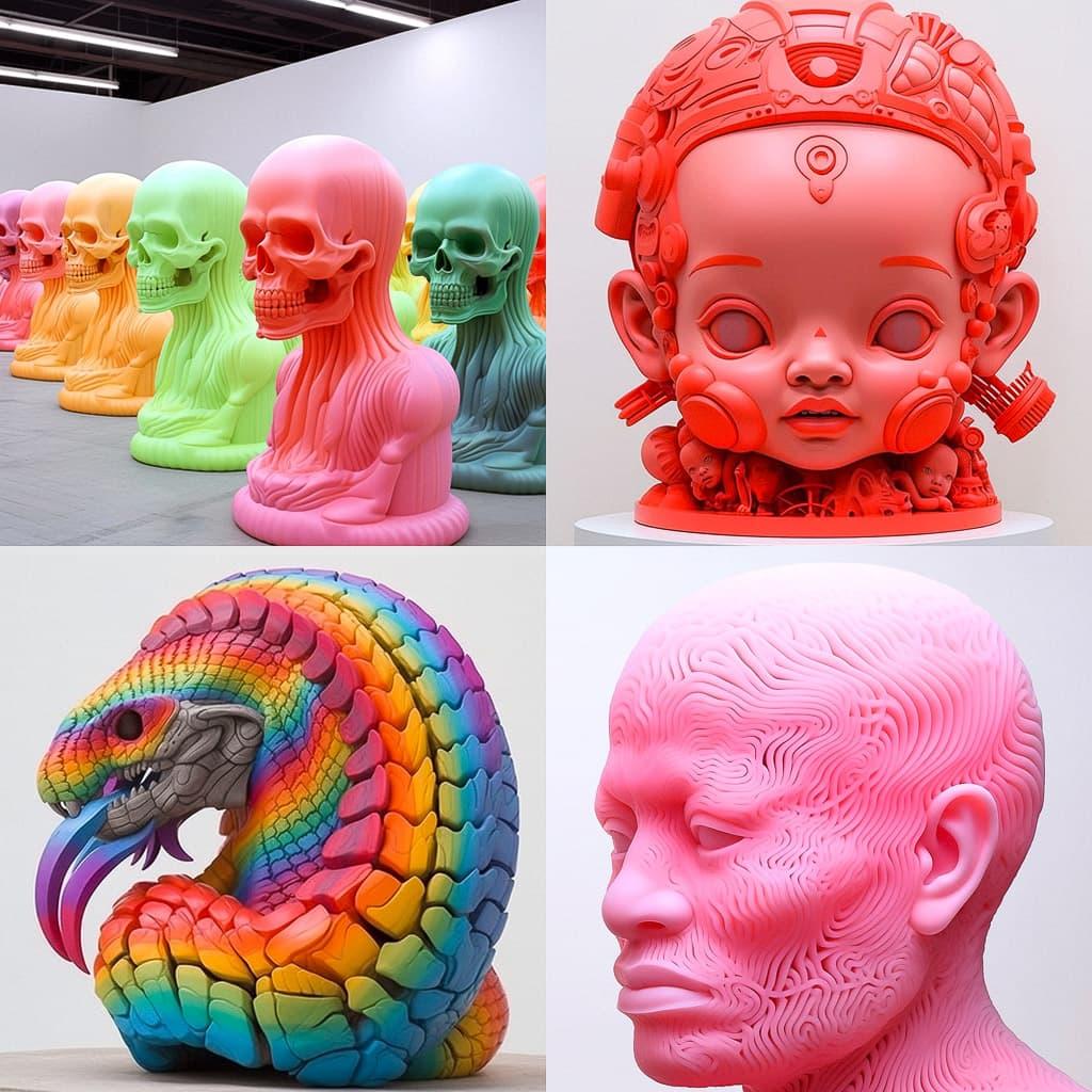 Li Hongbo style, Midjourney Niji 5, render 1 of 4