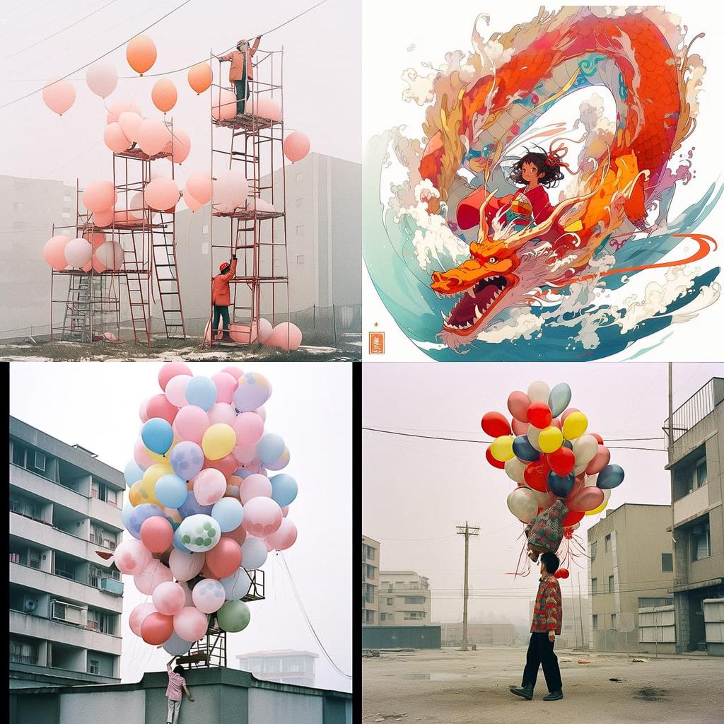 Li Wei style, Midjourney Niji 5, render 1 of 4