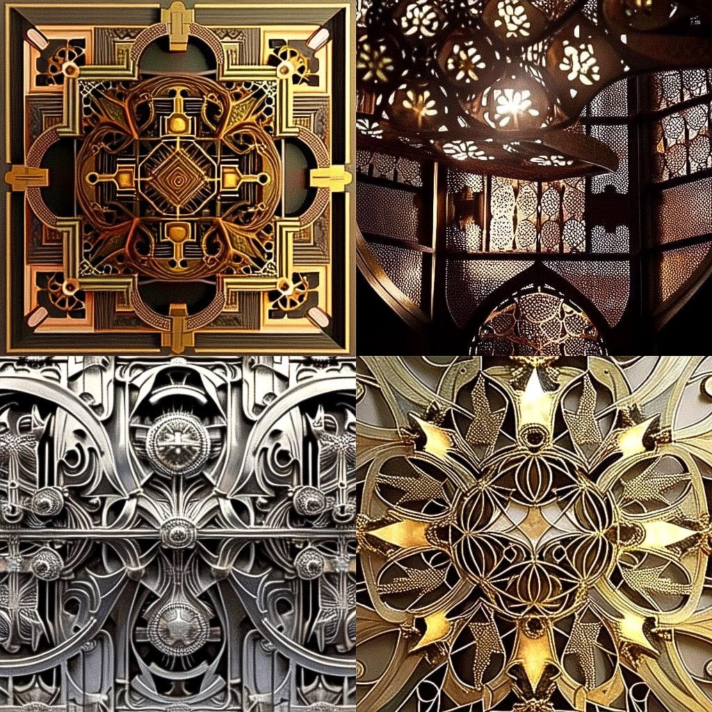 Louis Sullivan style, Midjourney Niji 4, render 1 of 4