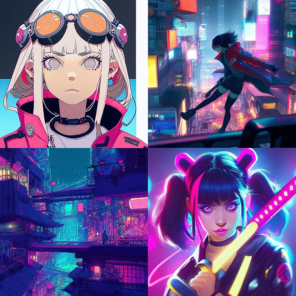Luc Besson style, Midjourney Niji 4, render 1 of 4