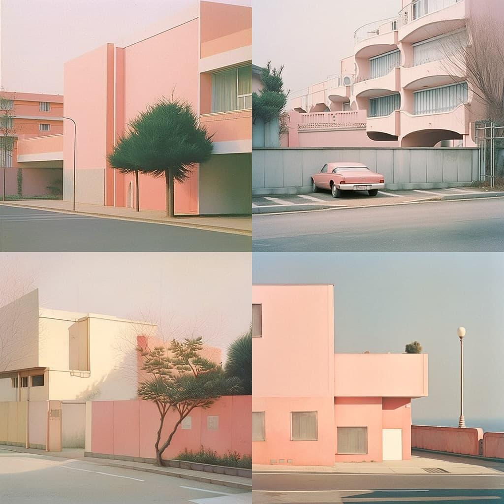 Luigi Ghirri style, Midjourney Niji 5, render 1 of 4
