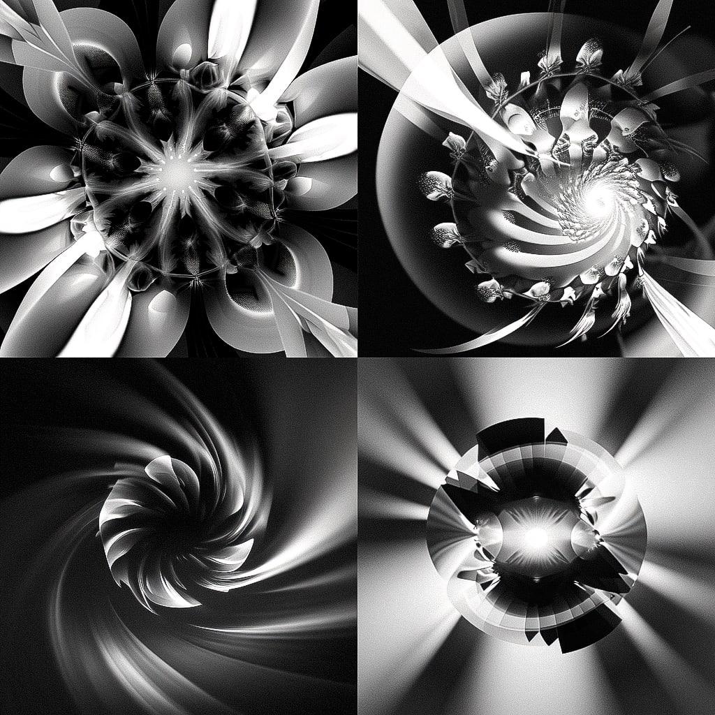 Luminogram style, Midjourney Niji 4, render 1 of 4