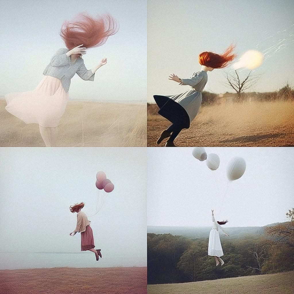 Maia Flore style, Midjourney Niji 4, render 1 of 4