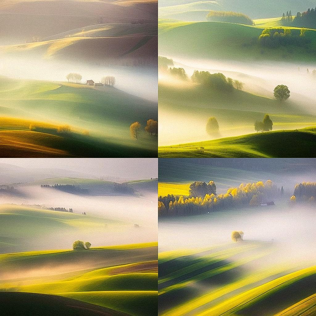 Marcin Sobas style, Midjourney Niji 4, render 1 of 4