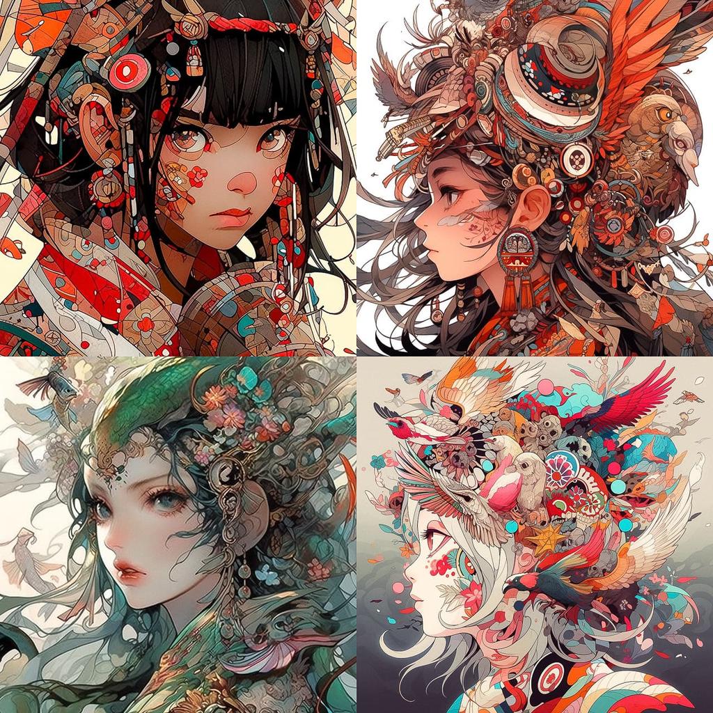 Mark Brooks style, Midjourney Niji 5, render 1 of 4