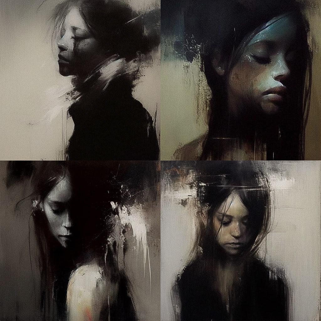 Mark Demsteader style, Midjourney Niji 4, render 1 of 4