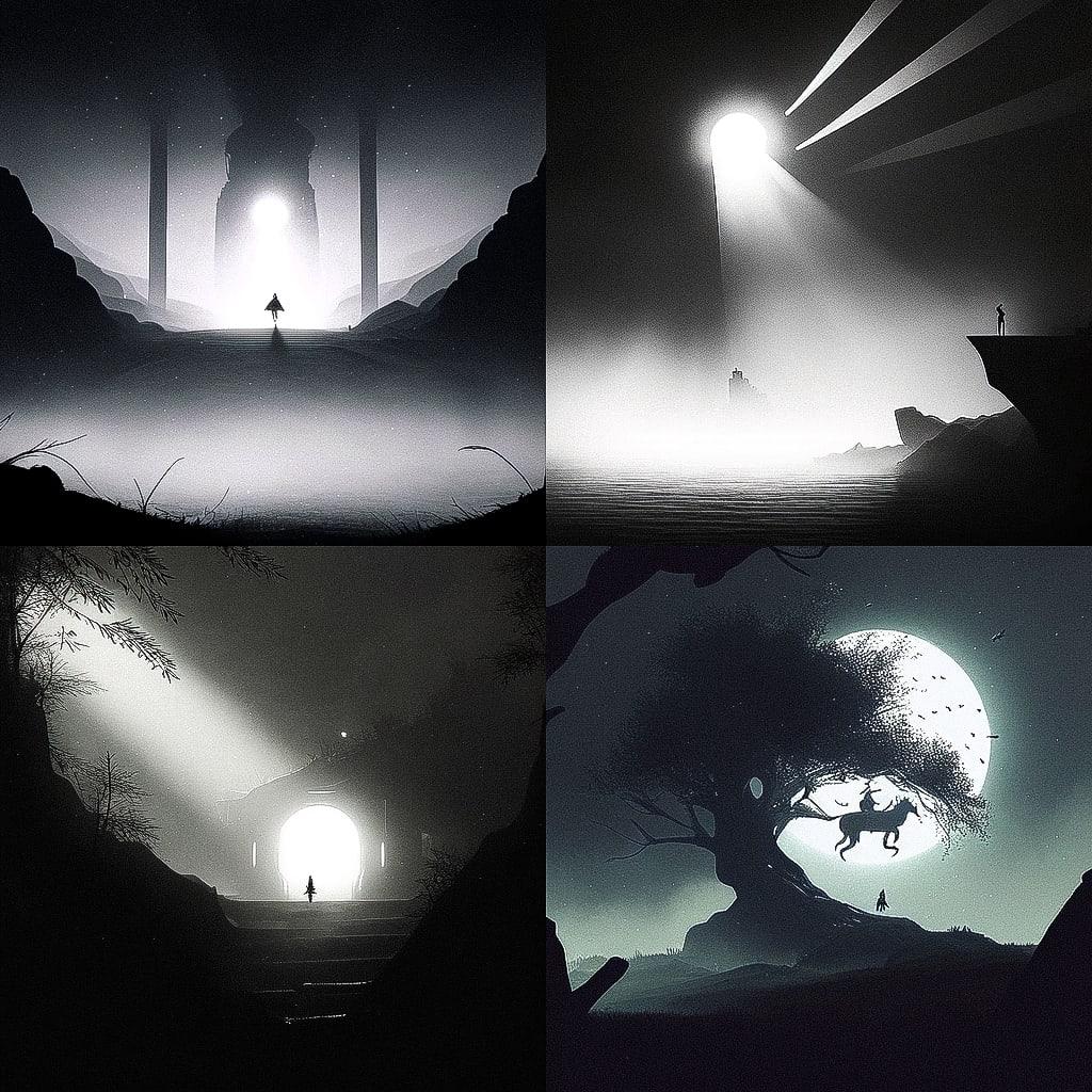 Marko Manev style, Midjourney Niji 4, render 1 of 4