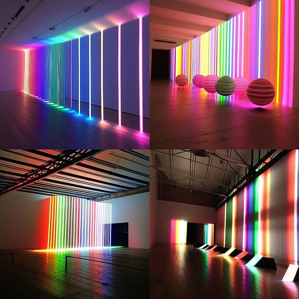 Martin Creed style, Midjourney Niji 4, render 1 of 4