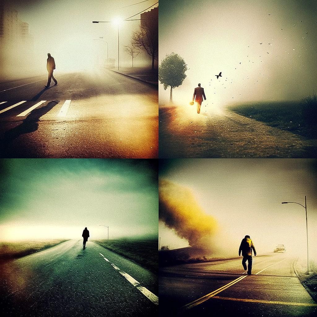 Martin Stranka style, Midjourney Niji 4, render 1 of 4