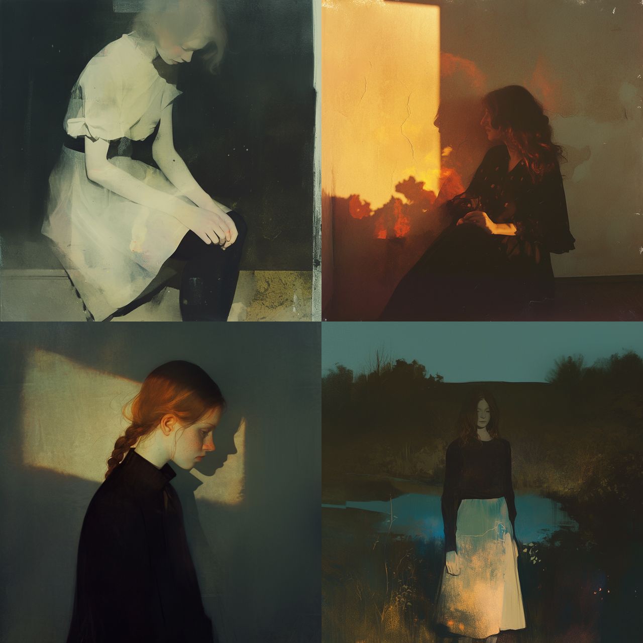 Martina Hoogland Ivanow style, Midjourney Niji 6, render 1 of 4