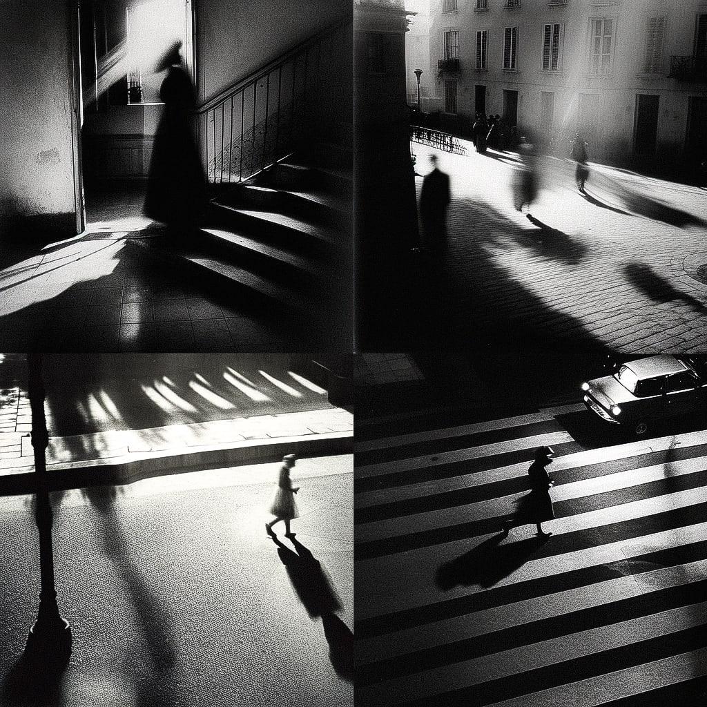 Martine Franck style, Midjourney Niji 4, render 1 of 4