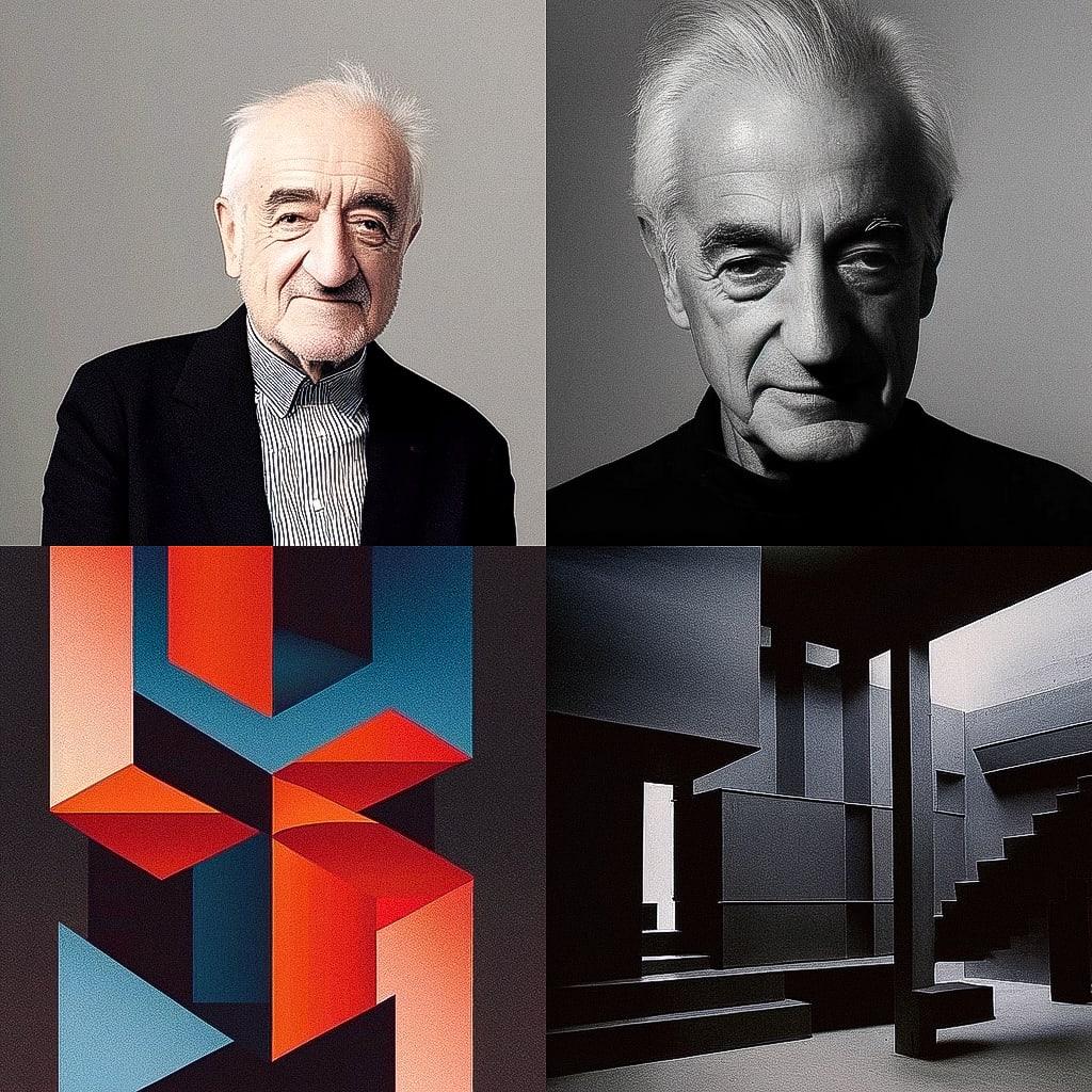 Massimo Vignelli style, Midjourney Niji 4, render 1 of 4