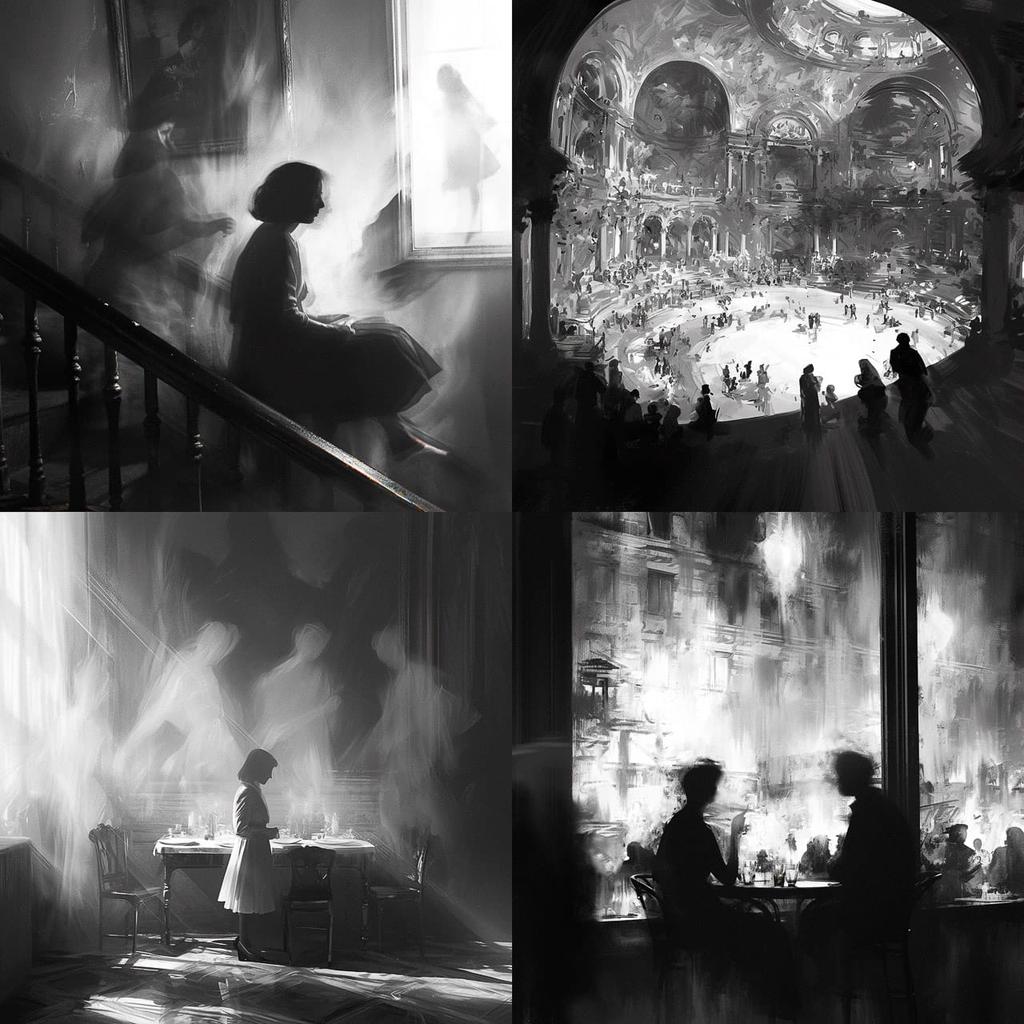 Matthew Pillsbury style, Midjourney Niji 6, render 1 of 4