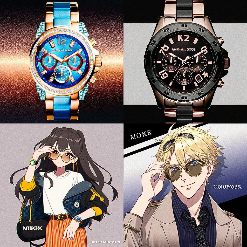 Michael Kors style, Midjourney Niji 4, render 1 of 4