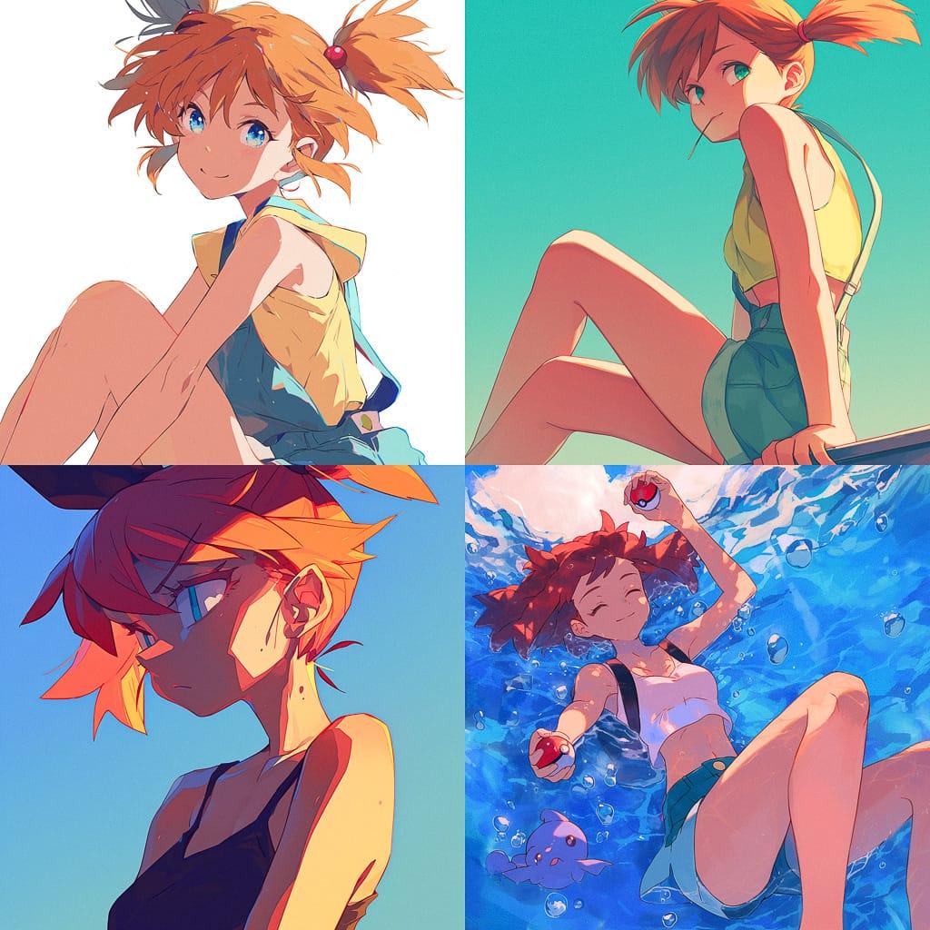 Misty style, Midjourney Niji 6, render 1 of 4