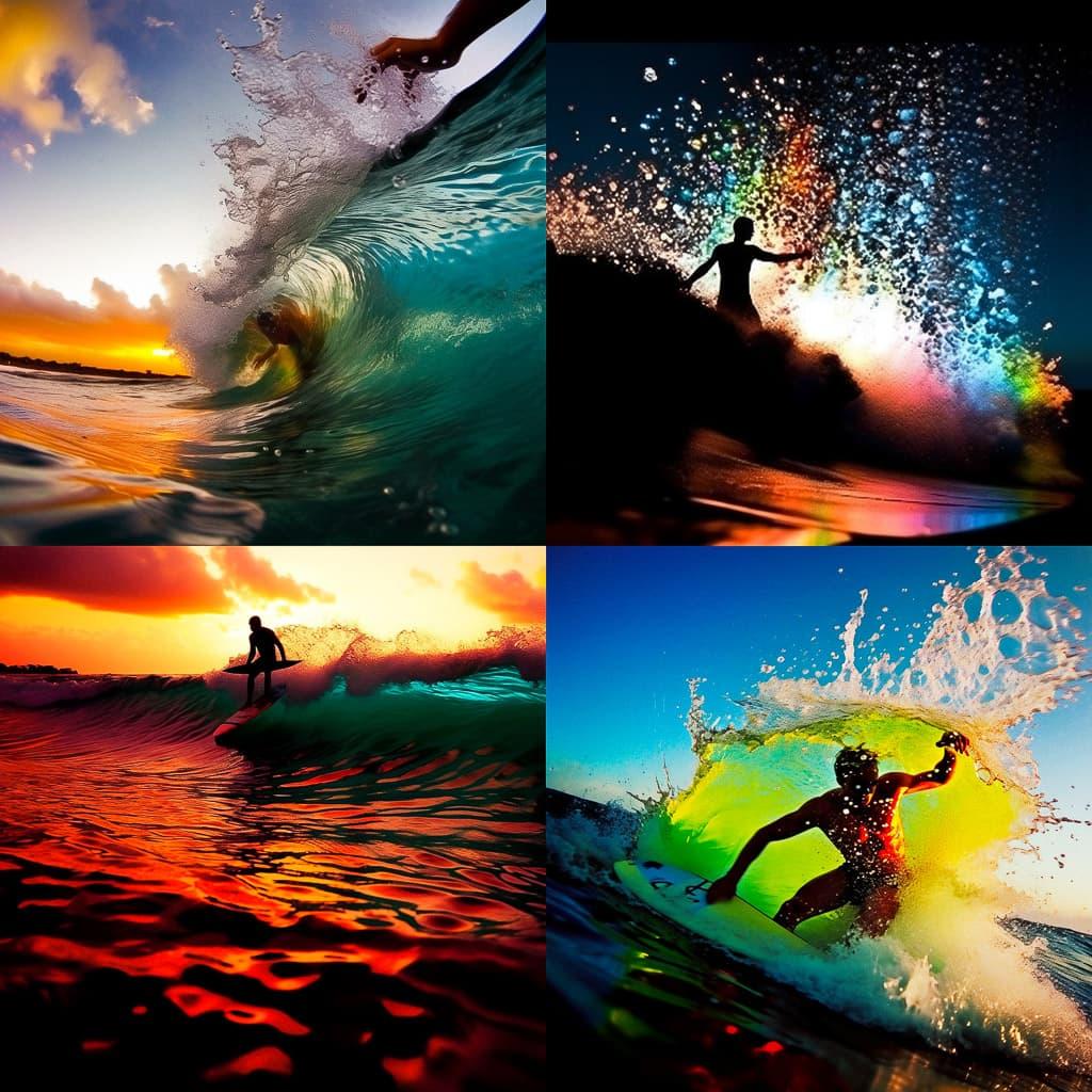 Morgan Maassen style, Midjourney Niji 5, render 1 of 4
