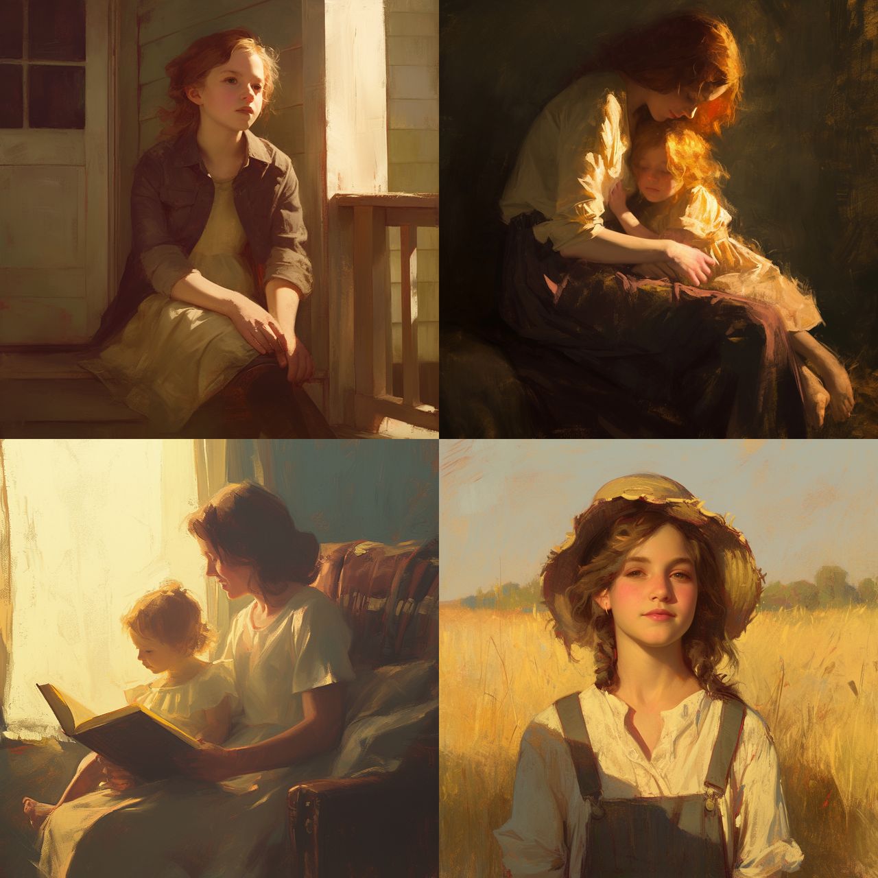 Morgan Weistling style, Midjourney Niji 6, render 1 of 4