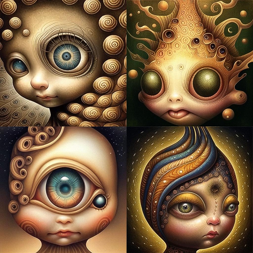 Naoto Hattori style, Midjourney Niji 4, render 1 of 4
