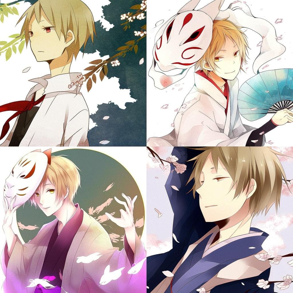 Natsume Yuujinchou style, Midjourney Niji 4, render 1 of 4