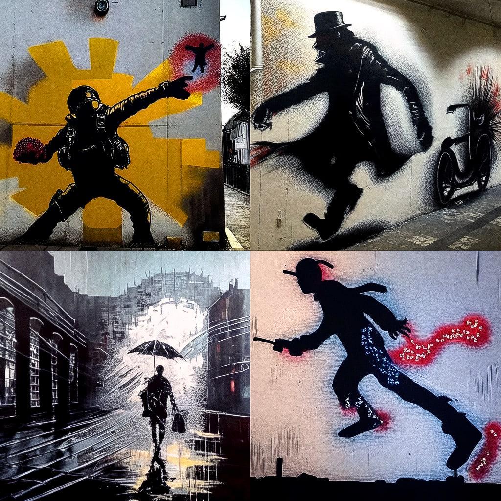 Nick Walker style, Midjourney Niji 4, render 1 of 4