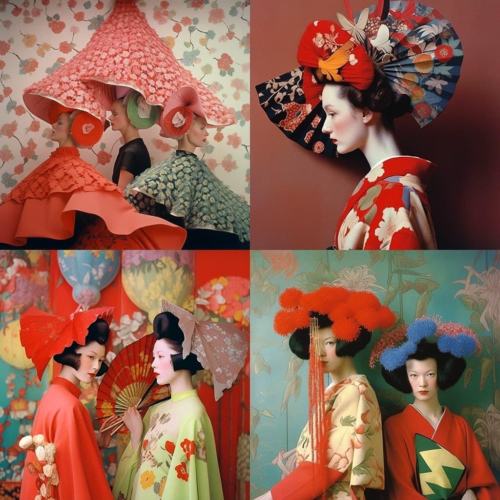 Nickolas Muray style, Midjourney Niji 5, render 1 of 4