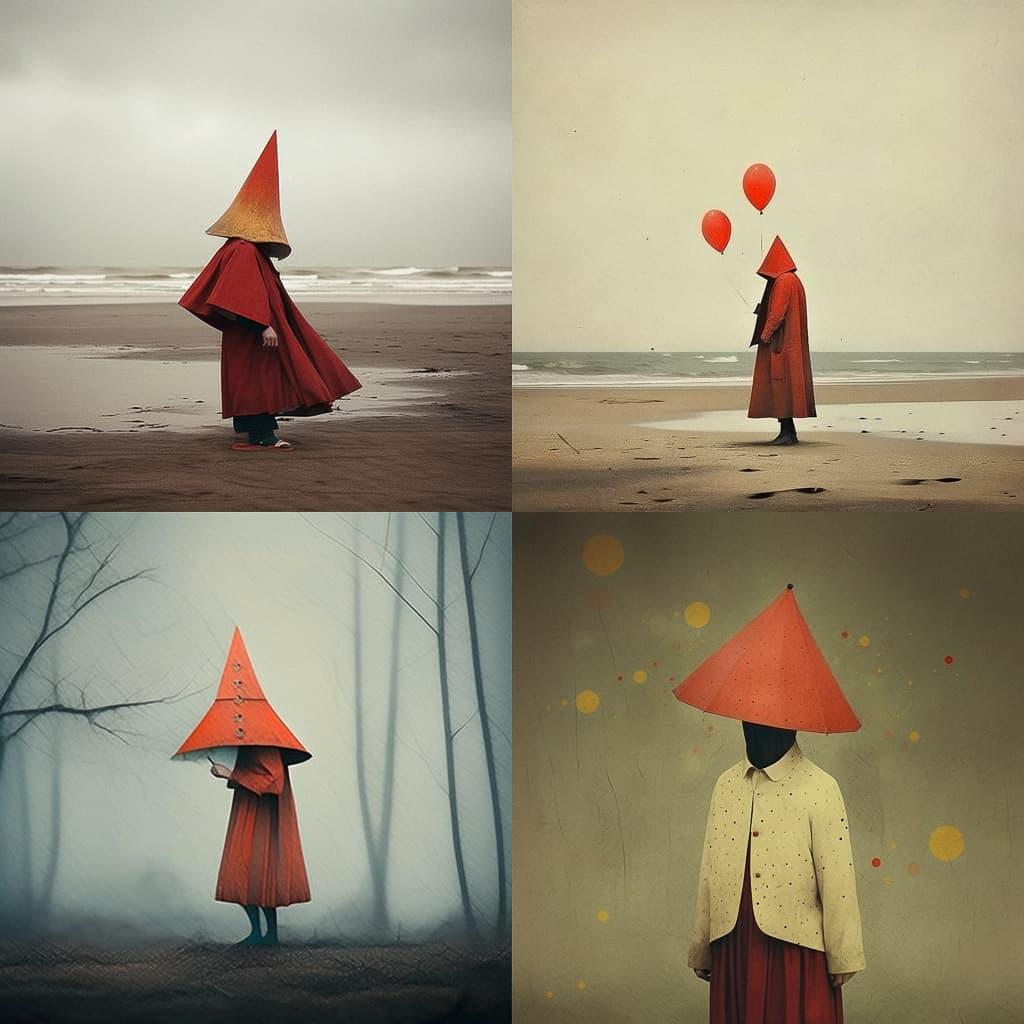 Nicolas Bruno style, Midjourney Niji 5, render 1 of 4