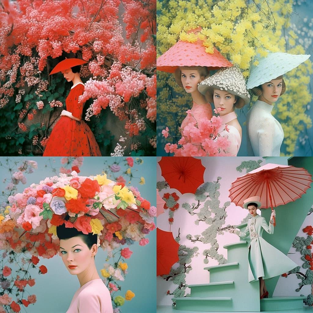 Norman Parkinson style, Midjourney Niji 5, render 1 of 4