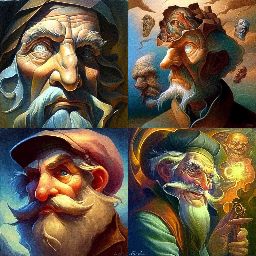 Oleg Shuplyak style, Midjourney Niji 4, render 1 of 4