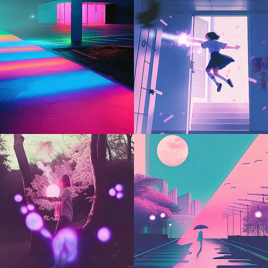 Olivia Locher style, Midjourney Niji 4, render 1 of 4