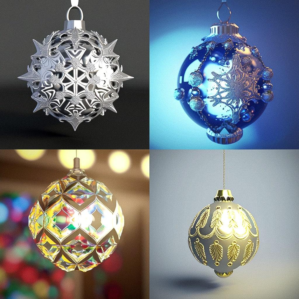 Ornament style, Midjourney Niji 4, render 1 of 4