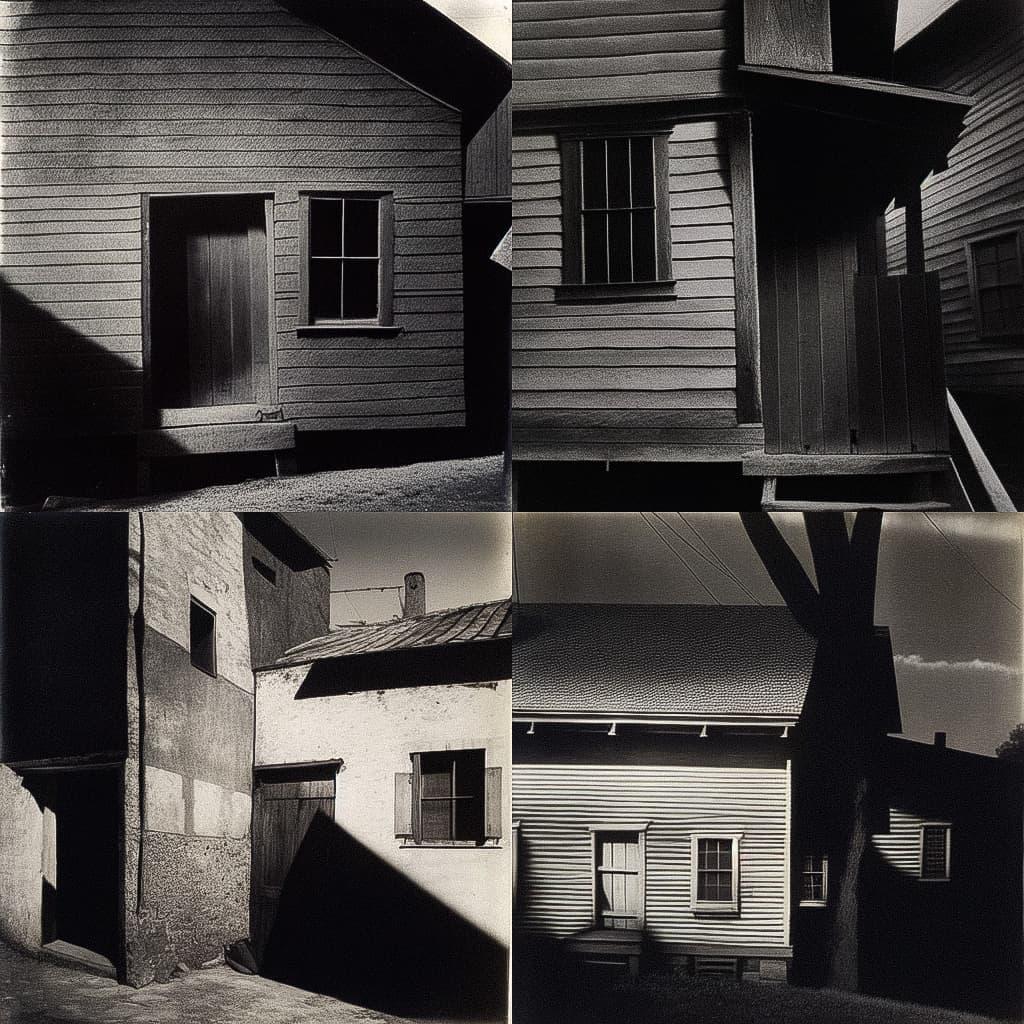 Paul Strand style, Midjourney Niji 5, render 1 of 4