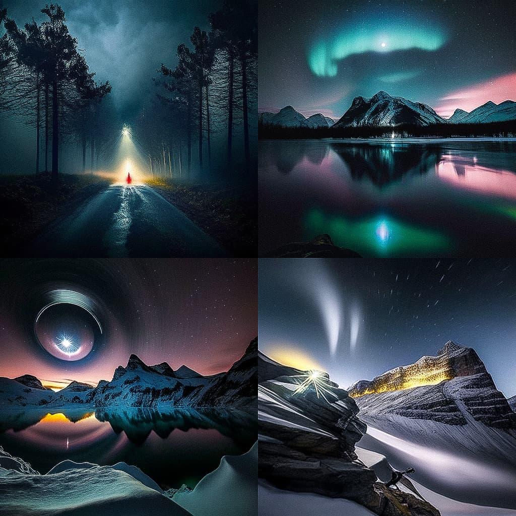 Paul Zizka style, Midjourney Niji 4, render 1 of 4