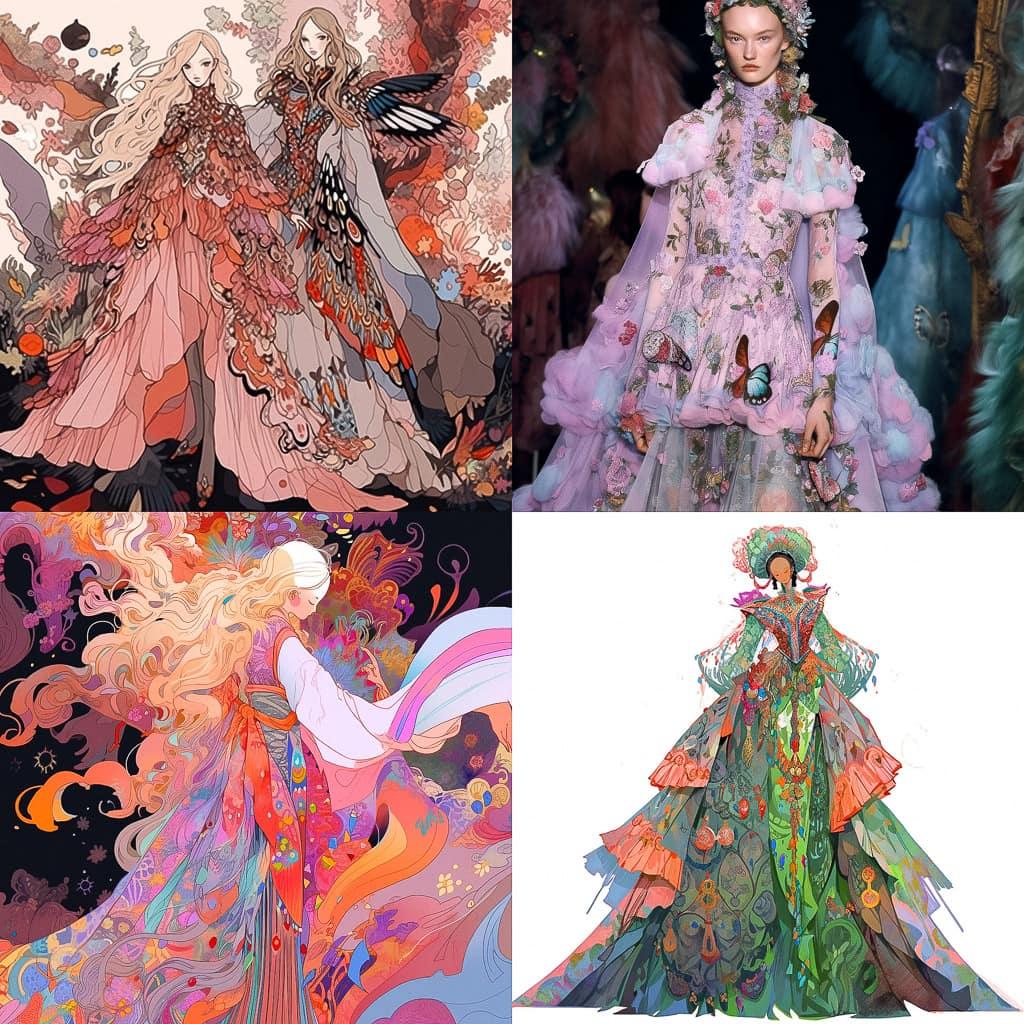 Peter Dundas style, Midjourney Niji 5, render 1 of 4