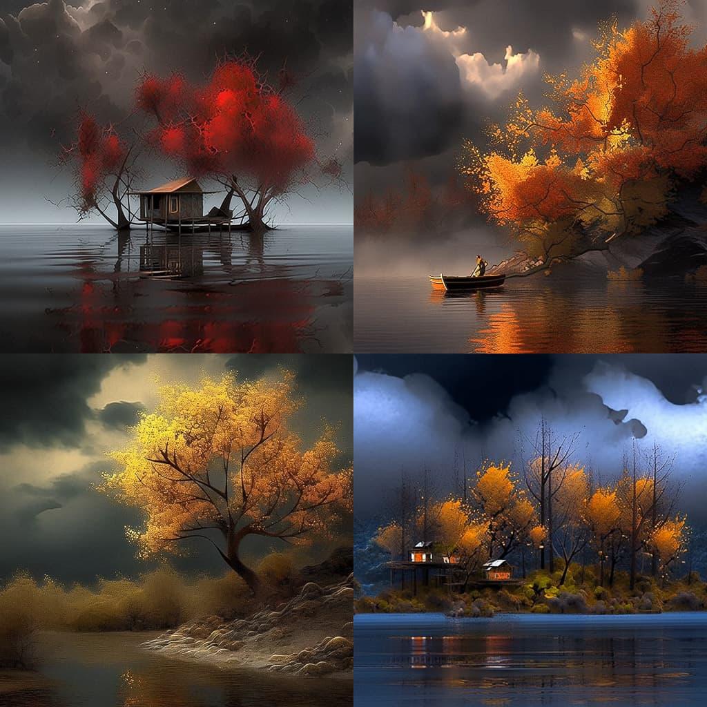 Peter Holme III style, Midjourney Niji 5, render 1 of 4