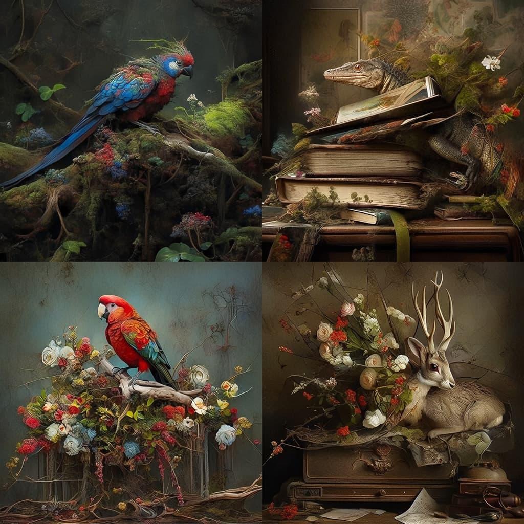 Peter Lippmann style, Midjourney Niji 5, render 1 of 4