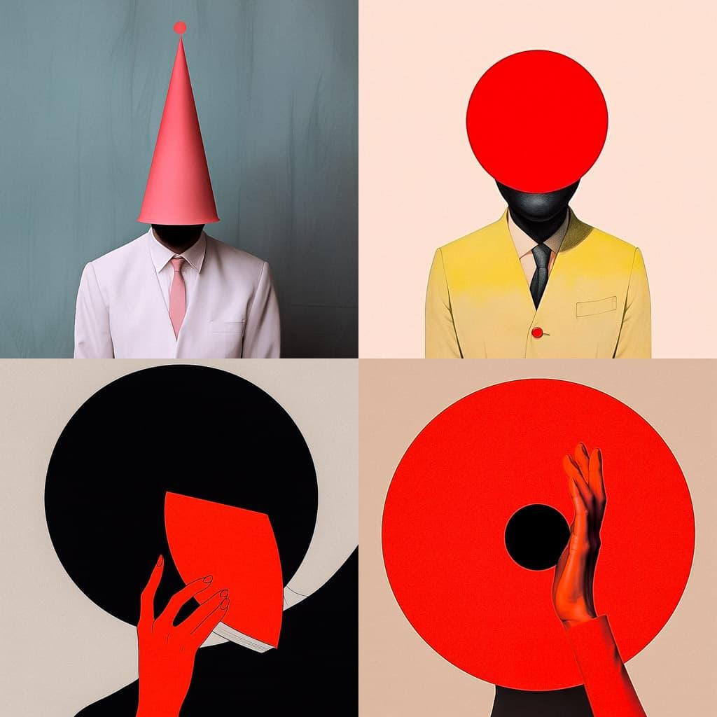 Peter Mendelsund style, Midjourney Niji 5, render 1 of 4