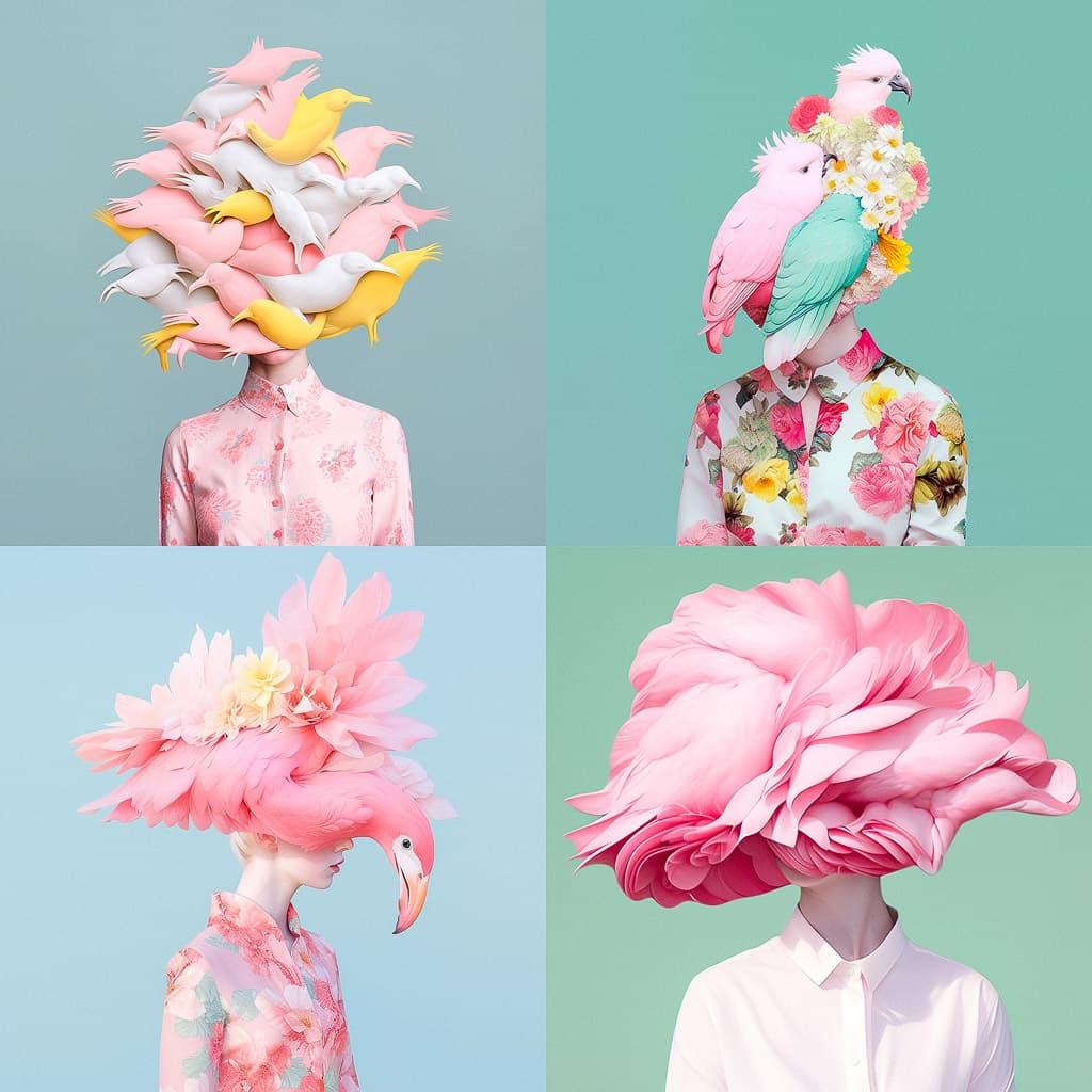 Petrina Hicks style, Midjourney Niji 5, render 1 of 4