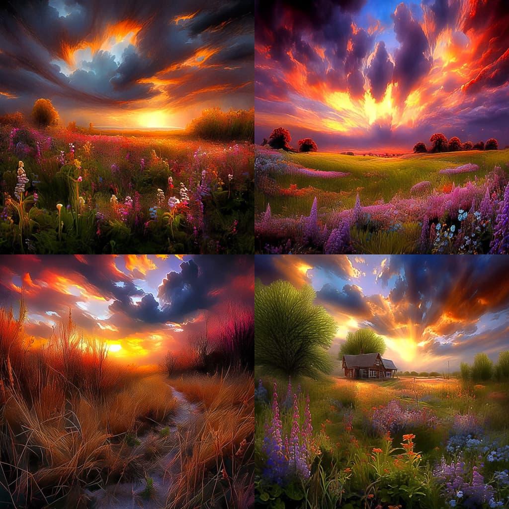 Phil Koch style, Midjourney Niji 5, render 1 of 4