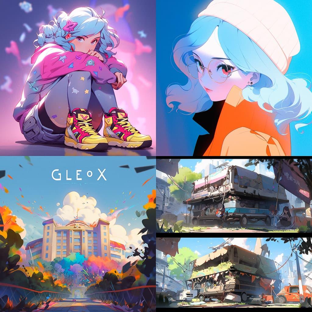 Pixar studio style, Midjourney Niji 5, render 1 of 4