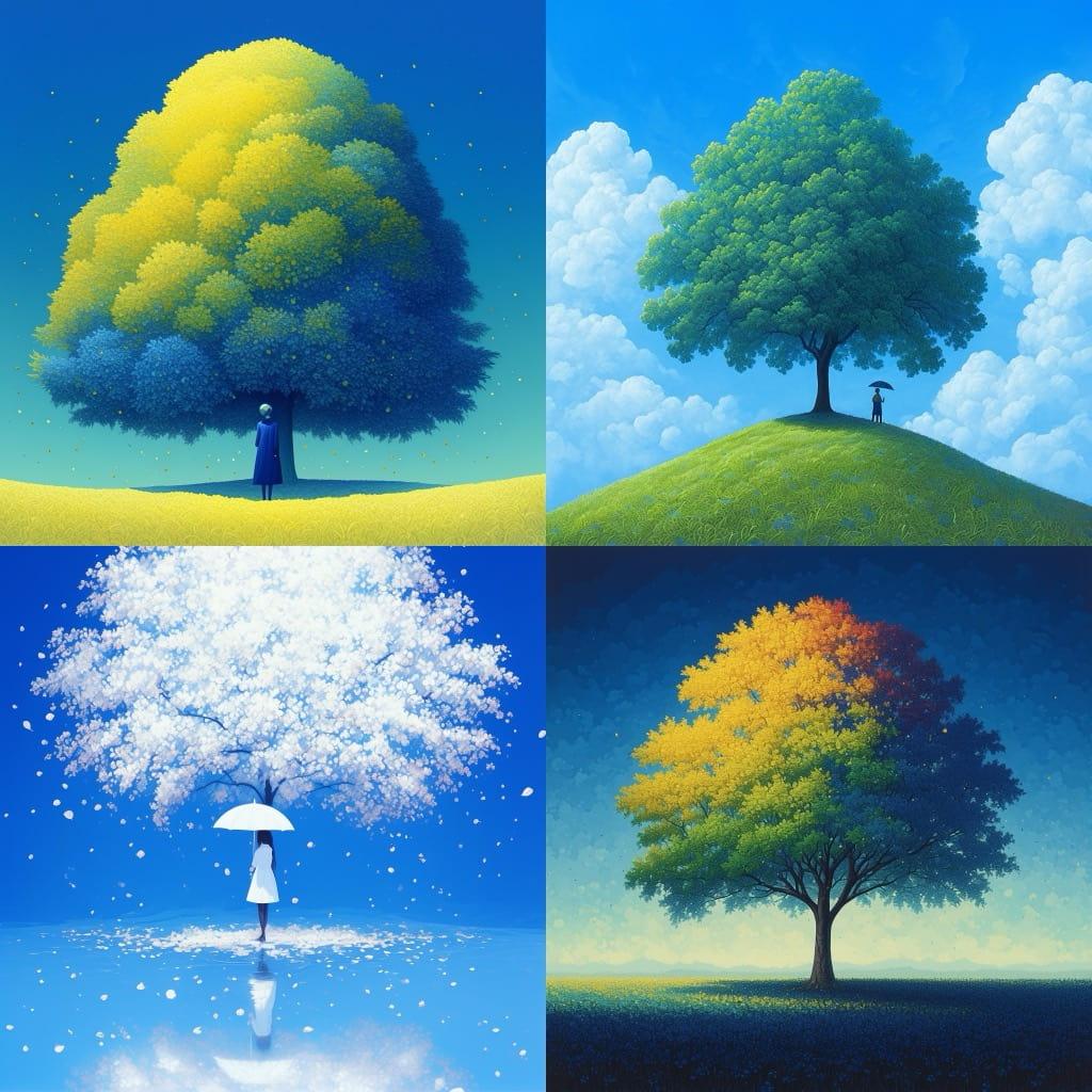 Rachel Bingaman style, Midjourney Niji 6, render 1 of 4