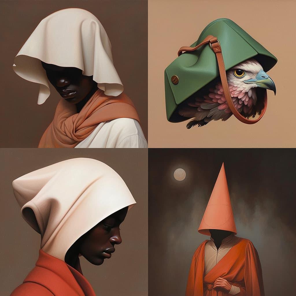 Raphaelle Peale style, Midjourney Niji 5, render 1 of 4