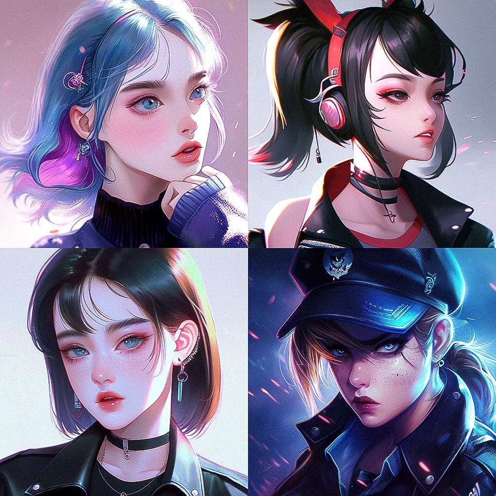 Realism style, Midjourney Niji 4, render 1 of 4