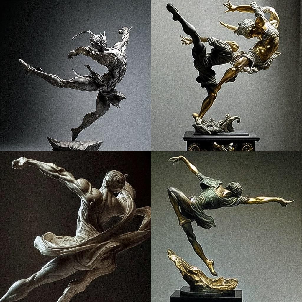 Richard MacDonald style, Midjourney Niji 4, render 1 of 4