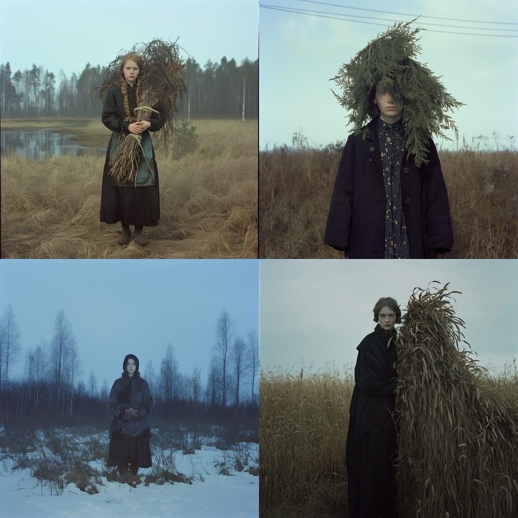 Riitta Ikonen style, Midjourney Niji 6, render 1 of 4
