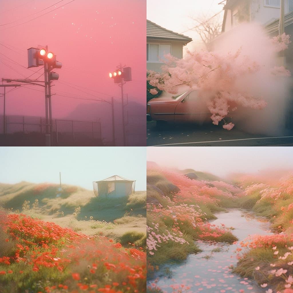 Rinko Kawauchi style, Midjourney Niji 5, render 1 of 4
