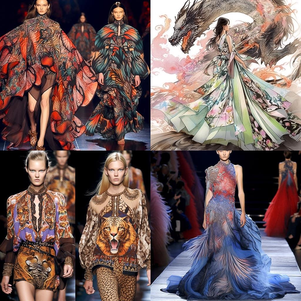 Roberto Cavalli style, Midjourney Niji 5, render 1 of 4